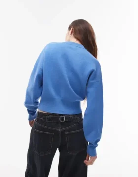 Cardigan ajusté à la taille en tricot Topshop