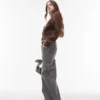 Cardigan ajusté à la taille en tricot Topshop