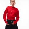 Cardigan ajusté à la taille en tricot Topshop