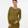 Cardigan en tricot à col rond, coupe classique