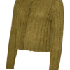 Cardigan en tricot à col rond, coupe classique