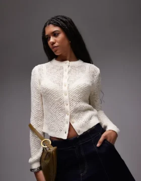 Cardigan tricoté Stichy de Topshop