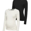 Chemise ajustée à col rond