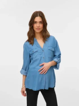 Chemise ample à col