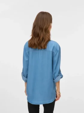 Chemise ample à col