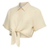 Chemise à col chemise haut court