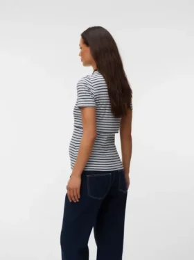 Chemise à col rond, coupe classique