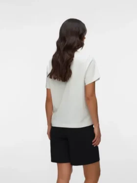 Chemise à col rond, coupe classique