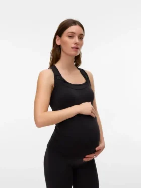 Débardeur coupe ajustée à encolure en U