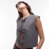 Gilet ajusté Topshop pour costumes et tailleurs