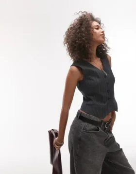 Gilet ajusté Topshop pour costumes et tailleurs