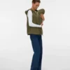 Gilet en tricot à capuche, coupe classique