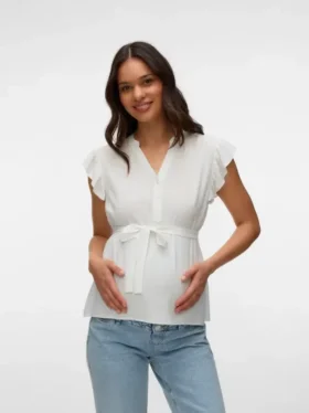 Haut à col chinois, coupe classique