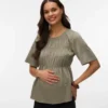 Haut à col rond, coupe classique