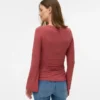 Haut à encolure en U, coupe classique