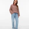 Jeans Awrena à taille mi-haute et coupe large