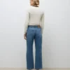 Jeans Awrena à taille mi-haute et coupe large