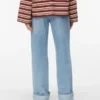 Jeans Awrena à taille mi-haute et coupe large