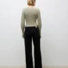 Jeans Awrena à taille mi-haute et coupe large