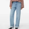 Jeans Awrena à taille mi-haute et coupe large