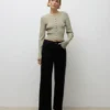 Jeans Awrena à taille mi-haute et coupe large