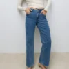 Jeans Awrena à taille mi-haute et coupe large