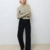 Jeans Awrena à taille mi-haute et coupe large