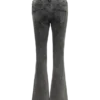 Jeans bootcut à taille mi-haute et coupe classique
