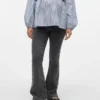 Jeans bootcut à taille mi-haute et coupe classique