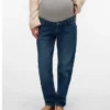 Jeans coupe classique à taille mi-haute