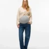Jeans coupe classique à taille mi-haute