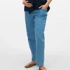 Jeans coupe classique à taille mi-haute
