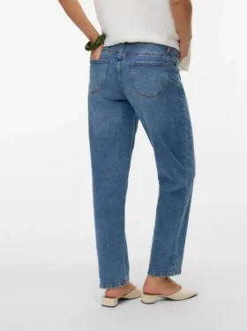 Jeans coupe « Mom » à taille mi-haute
