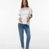 Jeans coupe « Mom » à taille mi-haute