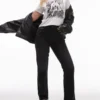 Jeans droit taille haute Topshop