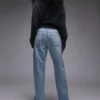 Jeans droit taille haute Topshop