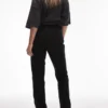 Jeans droit taille haute Topshop