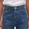 Jeans droit taille haute Topshop
