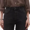 Jeans droit taille haute Topshop