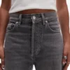 Jeans droit taille haute Topshop
