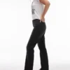 Jeans droit taille haute Topshop