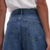 Jeans droit taille haute Topshop