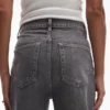 Jeans droit taille haute Topshop