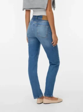 Jeans droit taille haute Vmelia
