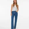 Jeans droit taille haute Vmtessa