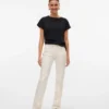 Jeans droit taille haute Vmtessa