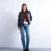Jeans droit taille mi-haute Tsrunway