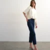 Jeans droit à taille mi-haute Tsrunway