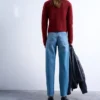 Jeans droit taille mi-haute Tsrunway