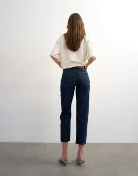 Jeans droit à taille mi-haute Tsrunway